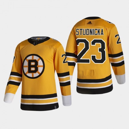 Herren Eishockey Boston Bruins Trikot Jack Studnicka 23 2020-21 Reverse Retro Authentic